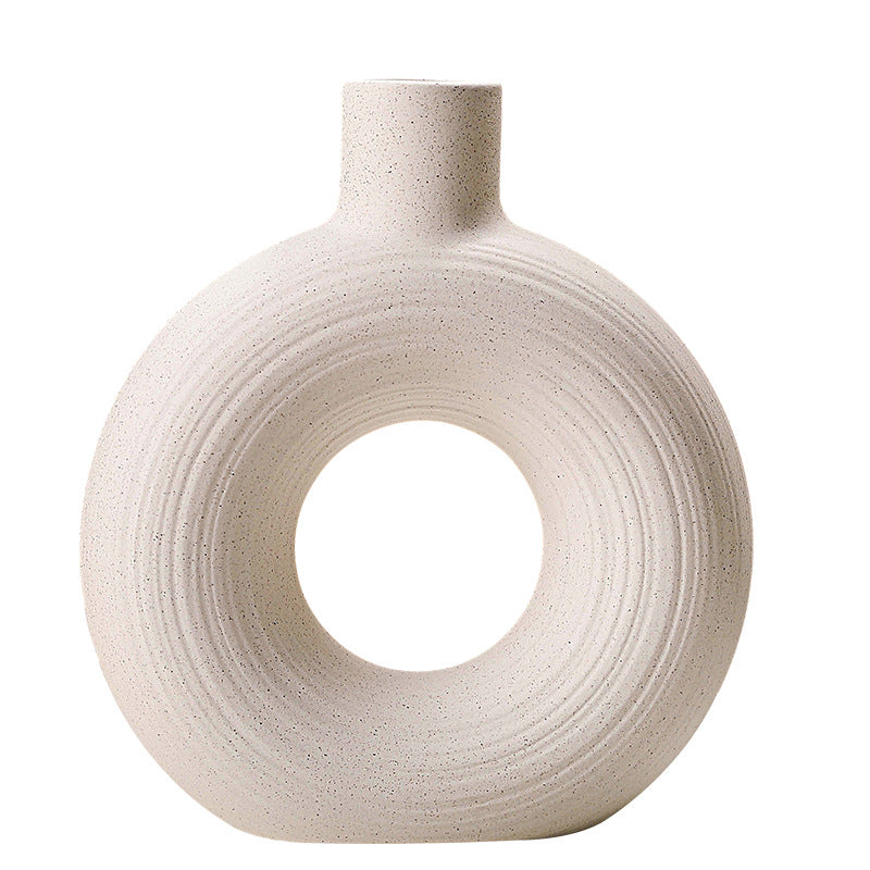 Vase céramique sculptural