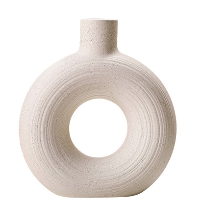 Vase céramique sculptural