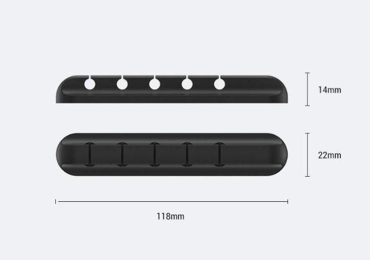 Clips range-câbles adhésifs