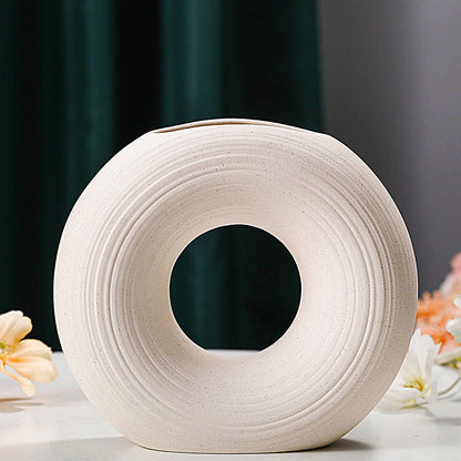 Vase céramique sculptural