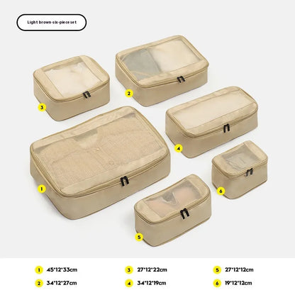Set de voyage compressible 6 pièces