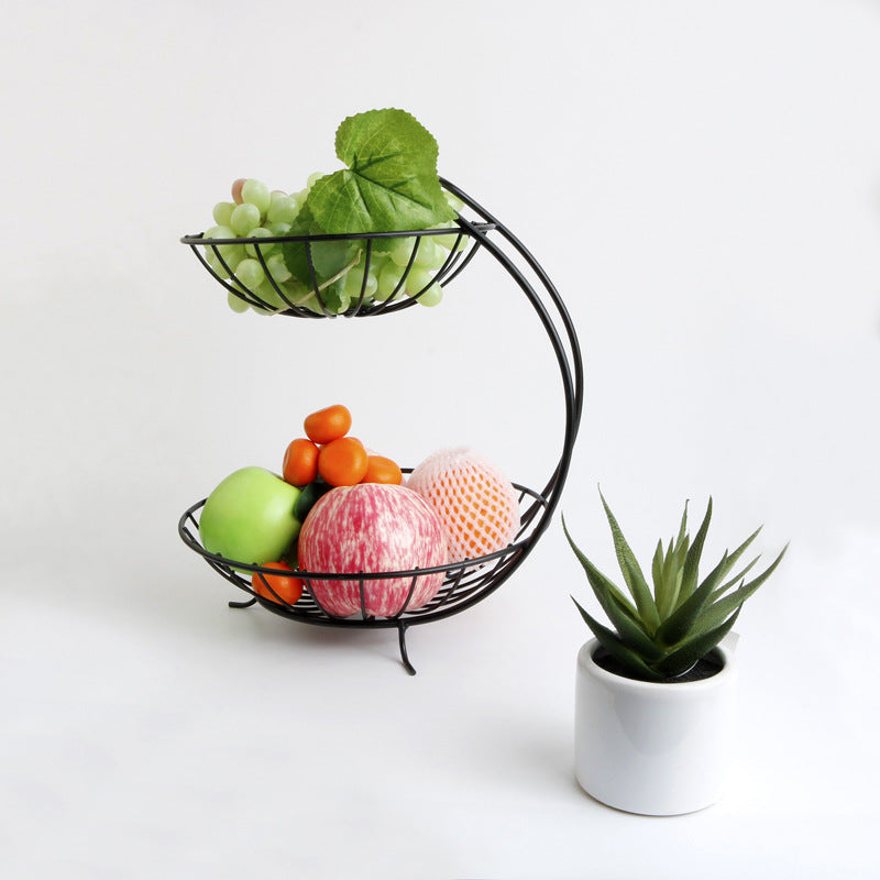 Coupe à fruits design en métal