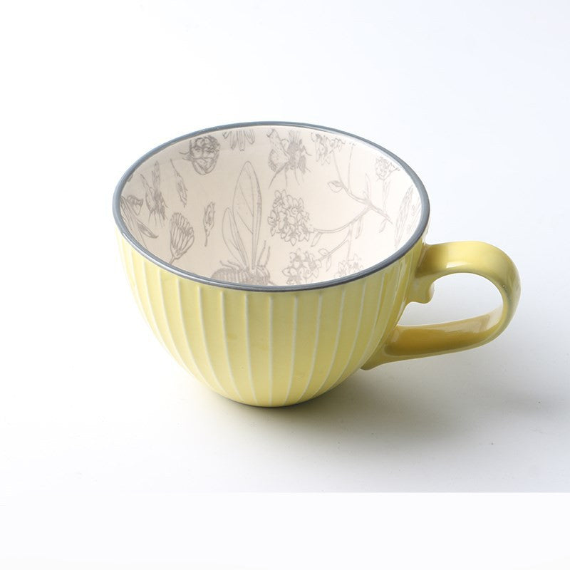 Mug en céramique peinte à la main
