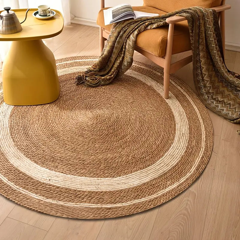 Tapis tissé nordique naturel