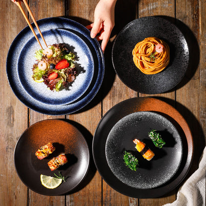 Plat japonais en céramique rétro
