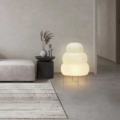 Lampe de table en papier