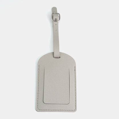 Étiquette de bagage en cuir