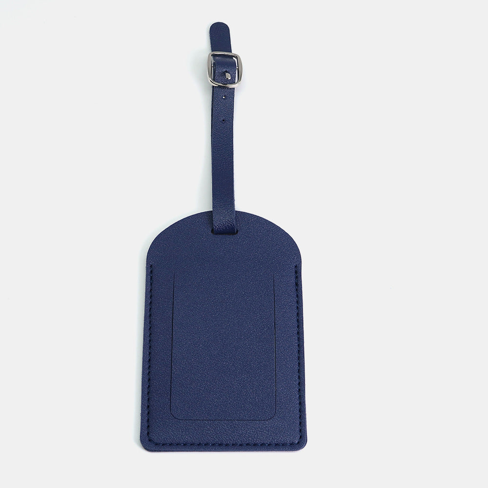 Étiquette de bagage en cuir