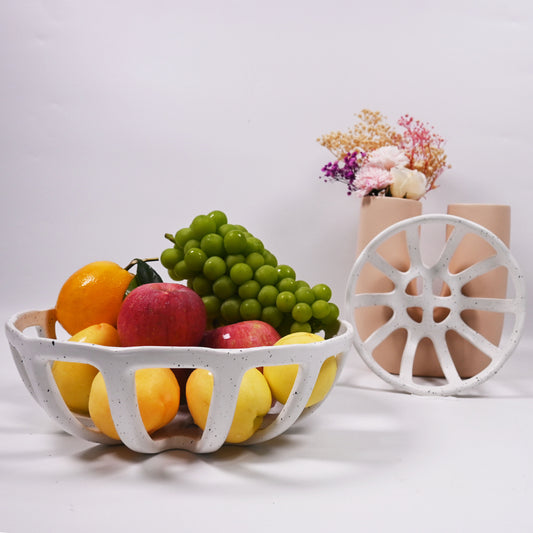 Porte-fruits en céramique