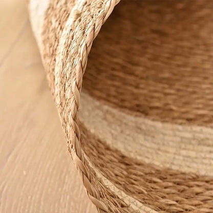 Tapis tissé nordique naturel