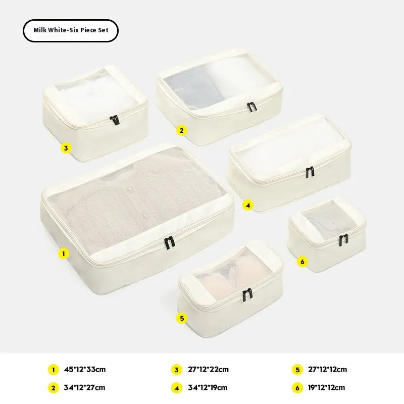 Set de voyage compressible 6 pièces