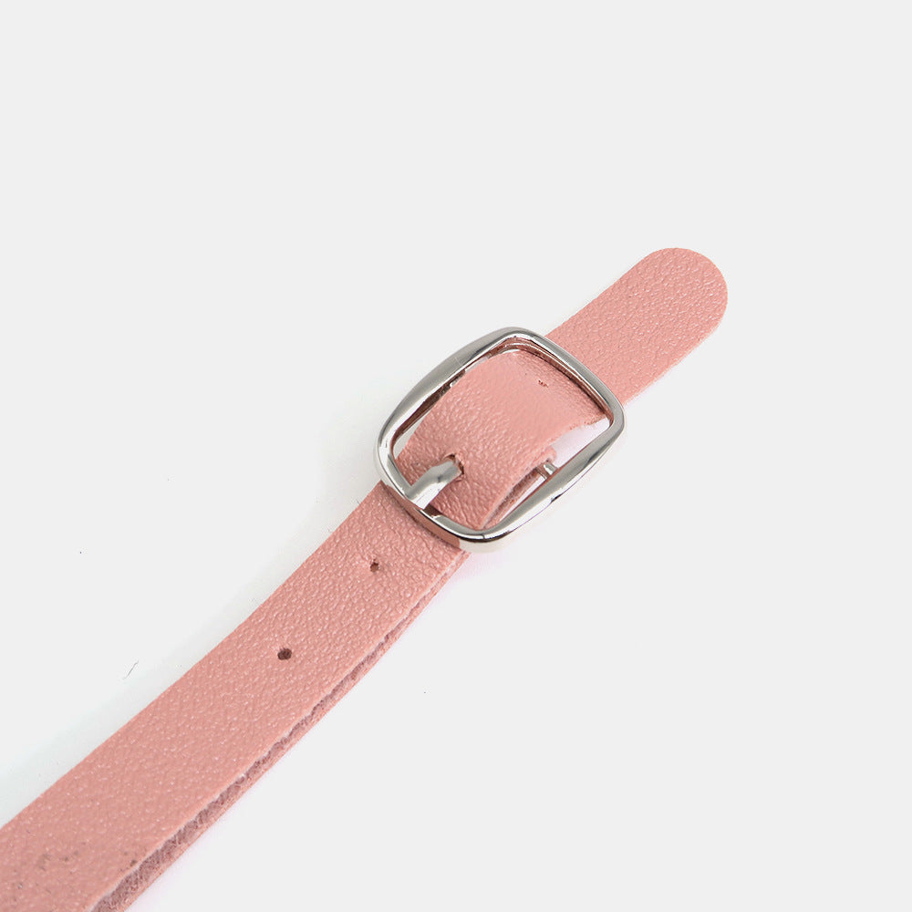 Étiquette de bagage en cuir